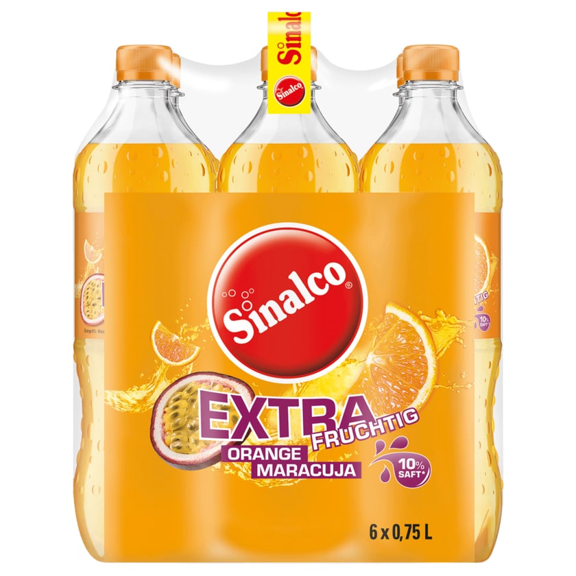 Sinalco Extra Fruchtig Orange Maracuja 6x0,75l